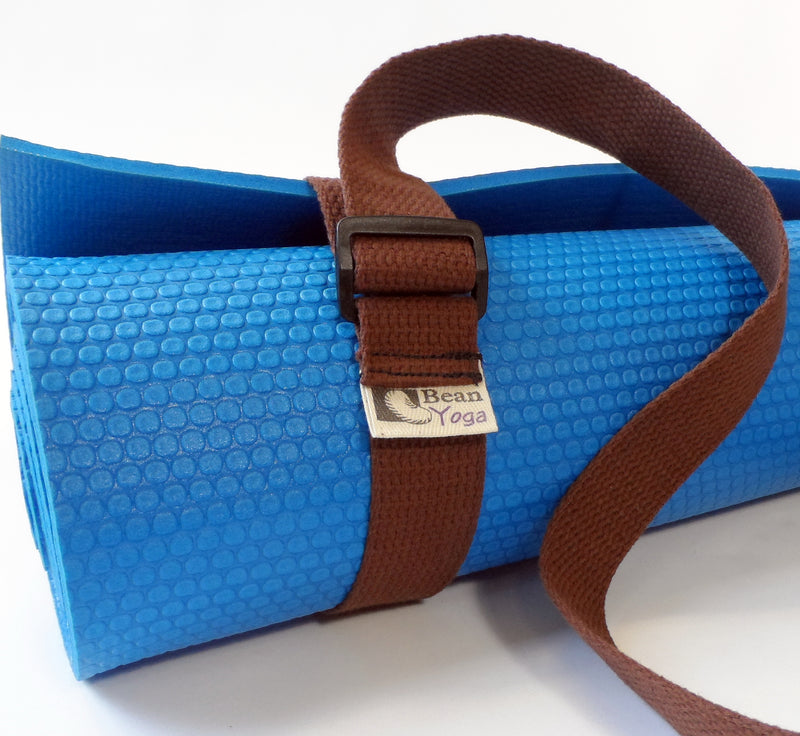 Yoga Mat Strap Sling, Adjustable and Durable 100% Cotton Mat Carrier  Available in Two Lengths, Standard 66, Extra Long 85