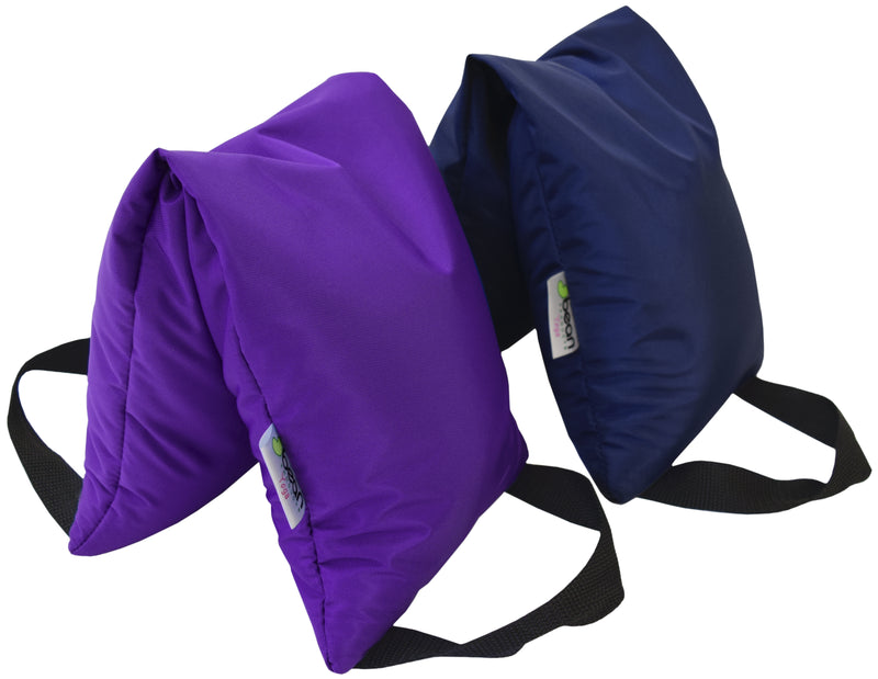 10 Pound Yoga Sandbag Purple and Blue