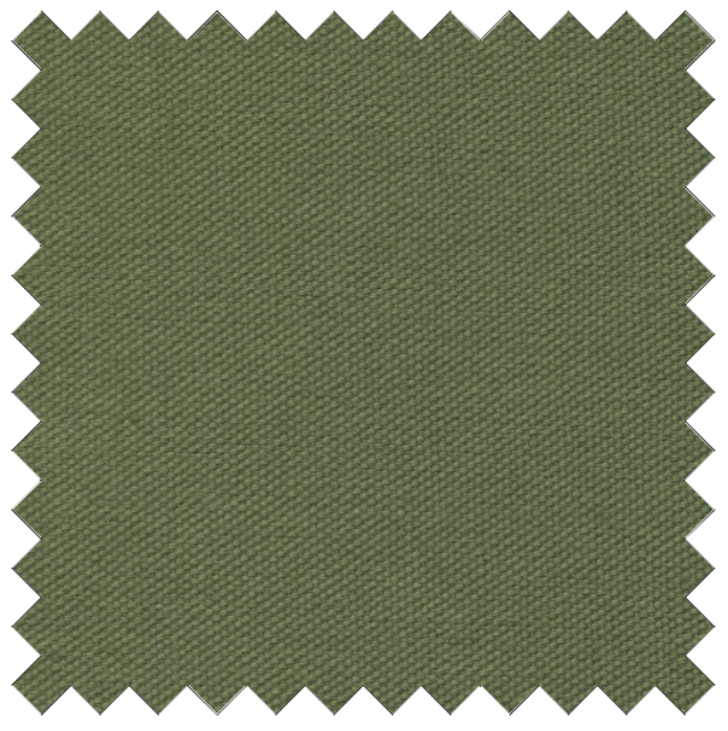Olive green organic cotton fabric swatch texture sample