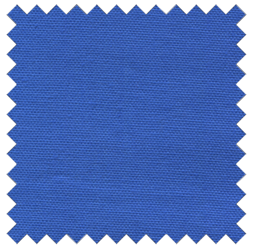 Blue fabric swatch organic cotton material close up texture