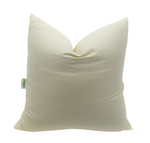 Throw Pillow Insert Organic Cotton and Kapok  - Euro Sizes - Premium Plant Based