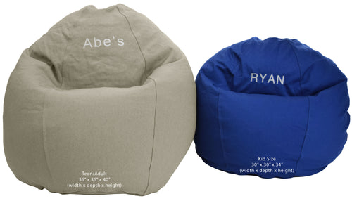 ComfyBean Kid's Bean Bag Chair - Hemp