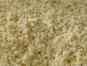 Close-up of organic shredded latex foam fill texture for pillows and cushions