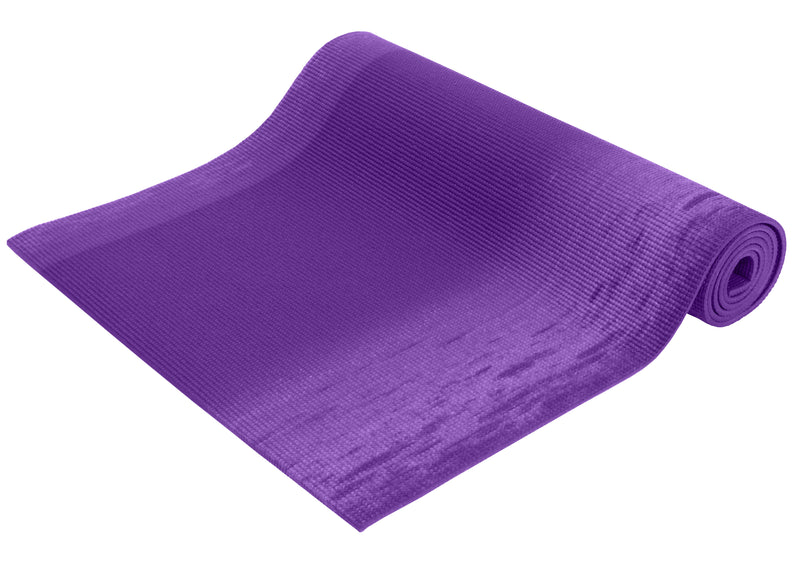 Memory foam 6mm Patterned TPE Yoga Mat — Buff Performance