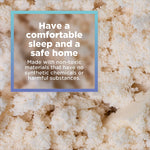 crumbled latex foam comfortable for sleep safe home non-toxic